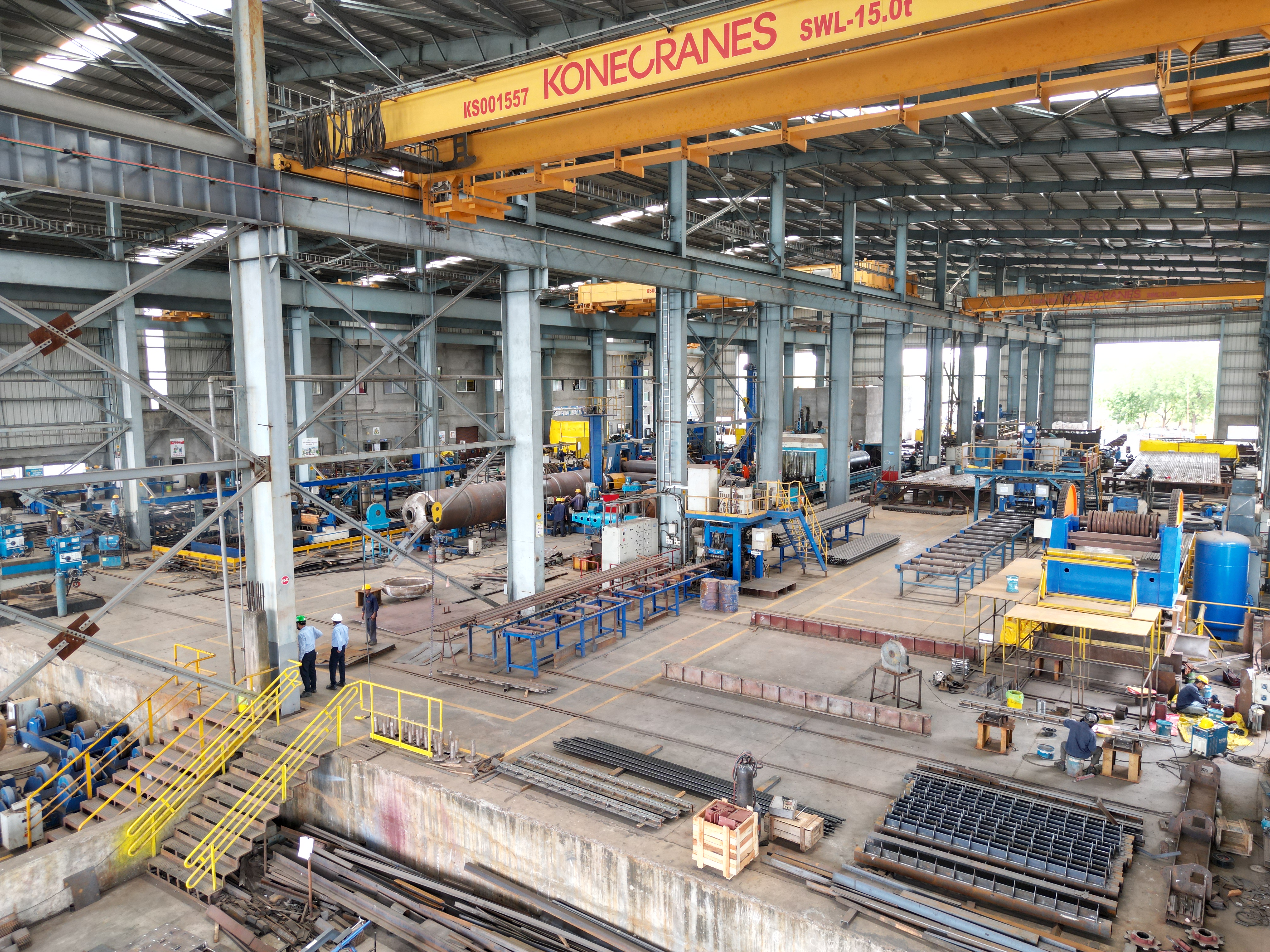 High-Bay Overhead Crane Handling Infrastructure